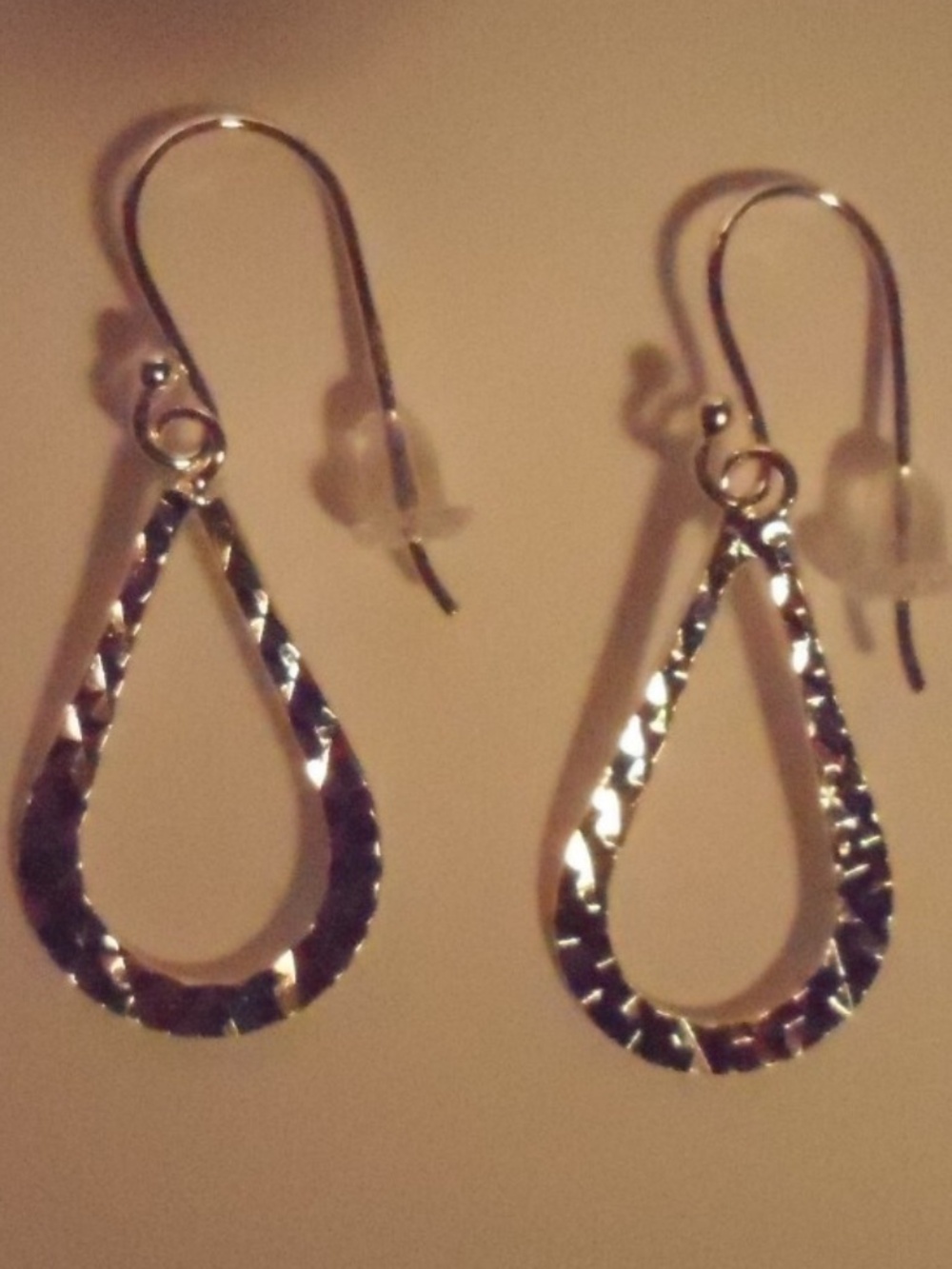 **Sterling Silver TEARDROP Dangling EARRINGS**